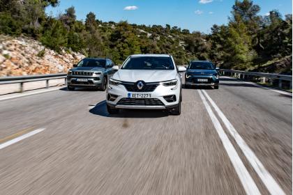 Jeep Compass e-Hybrid vs KIA Niro Hybrid vs Renault Arkana E-Tech